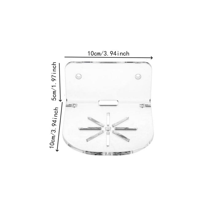 3x Wall Shelves Bathroom Plants Action Figures Home Acrylic Floating Shelves