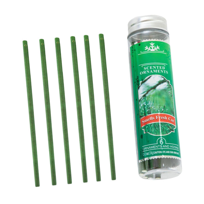 6 Pieces Christmas Scented Sticks W/scent for Bedroom Cabinet Party Supplies