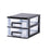 Tabletop Storage Drawers Multipurpose for Office Supplies Collection Kitchen 2 Layer