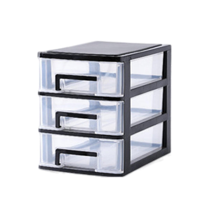 Tabletop Storage Drawers Multipurpose for Office Supplies Collection Kitchen 3 Layer