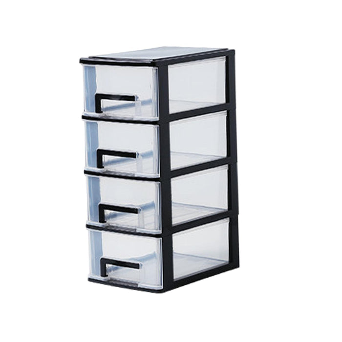 Tabletop Storage Drawers Multipurpose for Office Supplies Collection Kitchen 4 Layer