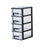 Tabletop Storage Drawers Multipurpose for Office Supplies Collection Kitchen 4 Layer