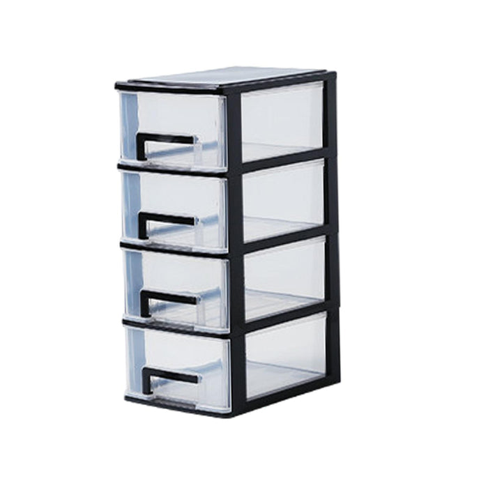 Tabletop Storage Drawers Multipurpose for Office Supplies Collection Kitchen 4 Layer