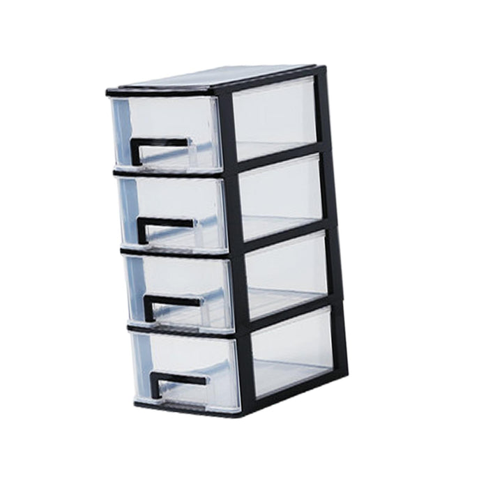 Tabletop Storage Drawers Multipurpose for Office Supplies Collection Kitchen 4 Layer