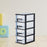 Tabletop Storage Drawers Multipurpose for Office Supplies Collection Kitchen 4 Layer