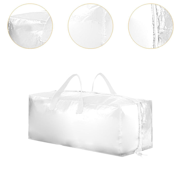 Heavy Duty Moving Bag Dorm Storage Bag for Clothing Storage Blanket Sundries Clear