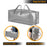 Heavy Duty Moving Bag Dorm Storage Bag for Clothing Storage Blanket Sundries Silver