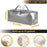 Heavy Duty Moving Bag Dorm Storage Bag for Clothing Storage Blanket Sundries Silver