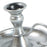 Taper Candle Holder Decorative Candle Stick Holders for Home Mantel Tabletop Silver