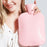 Hot Water Bottle Water Pouch Convenient Water Filling Portable Hot Water Bag Red