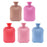 Hot Water Bottle Water Pouch Convenient Water Filling Portable Hot Water Bag Red