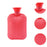 Hot Water Bottle Water Pouch Convenient Water Filling Portable Hot Water Bag Red