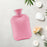 Hot Water Bottle Water Pouch Convenient Water Filling Portable Hot Water Bag Pink