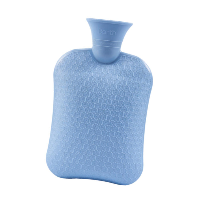 Hot Water Bottle Water Pouch Convenient Water Filling Portable Hot Water Bag Blue