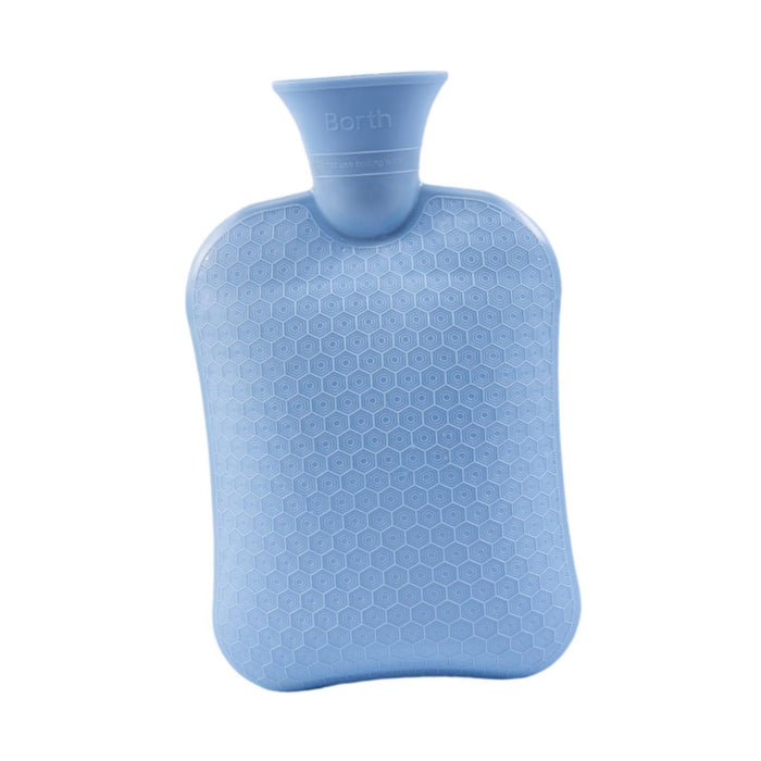 Hot Water Bottle Water Pouch Convenient Water Filling Portable Hot Water Bag Blue