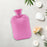 Hot Water Bottle Water Pouch Convenient Water Filling Portable Hot Water Bag Rose Red