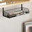 Under Desk Cable Organizer Metal Cord Organizer for Dining Room Home Kitchen Black