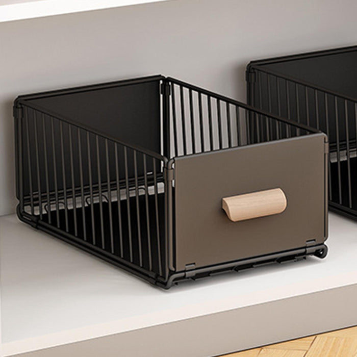 Pull Out Cabinet Organizer Metal Pull Out Drawer for Pantry Kitchen Bathroom 40cmx30cmx17cm