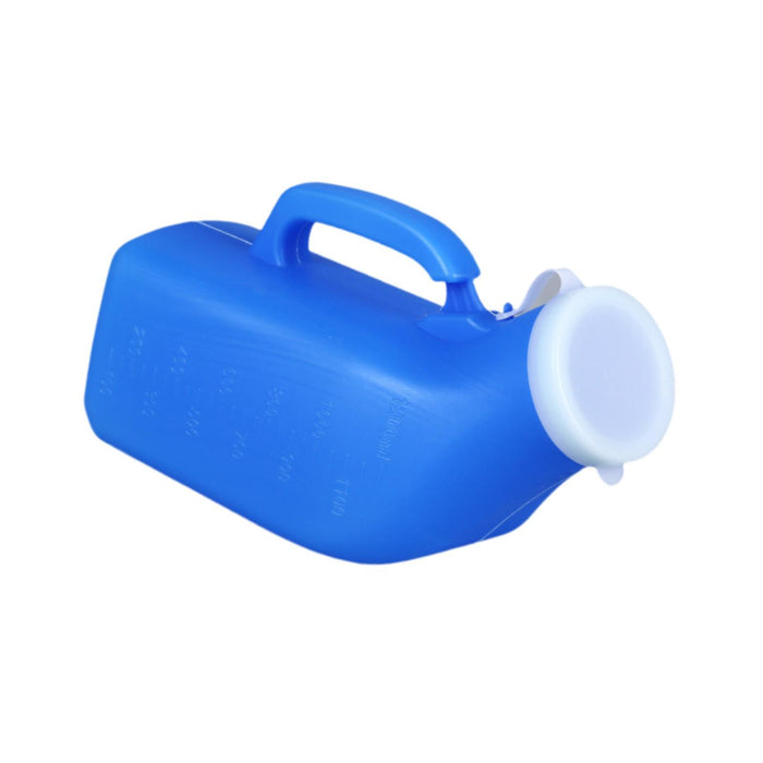 Urine Bottle 1200 ml Portable Urinal Pee Bottle for Seniors Children Elderly Blue Men