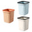 Trash Can Versatile Large Capacity Wastebasket for Laundry Room Kitchen Home Pink