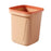 Trash Can Versatile Large Capacity Wastebasket for Laundry Room Kitchen Home Pink