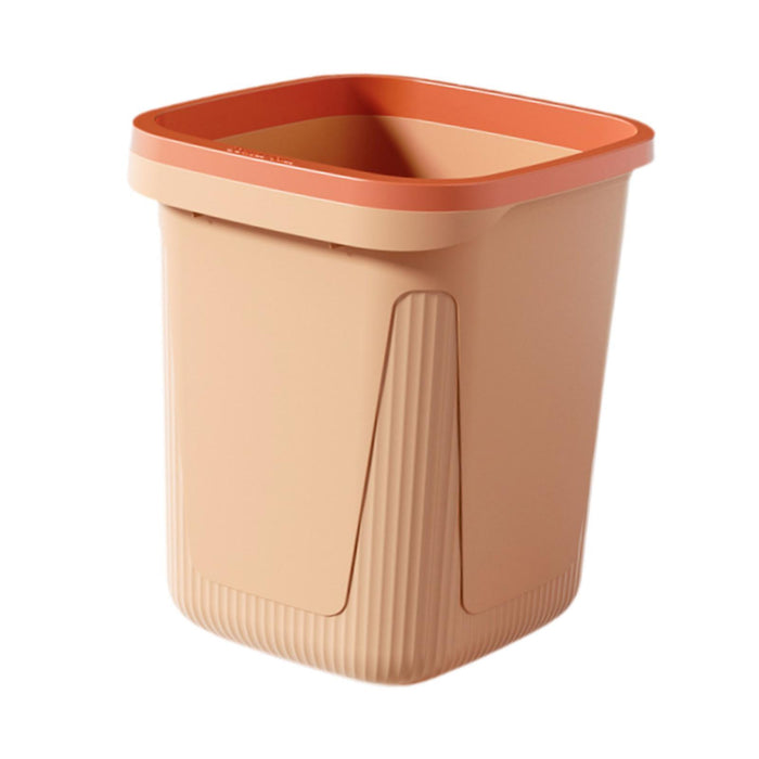 Trash Can Versatile Large Capacity Wastebasket for Laundry Room Kitchen Home Pink