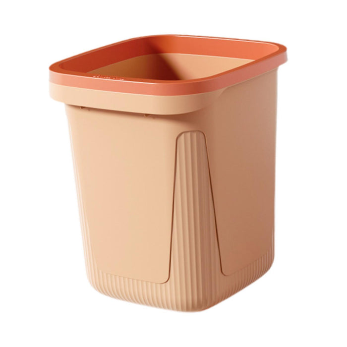 Trash Can Versatile Large Capacity Wastebasket for Laundry Room Kitchen Home Pink