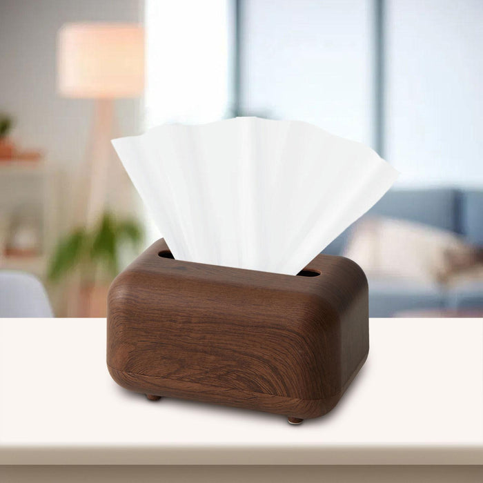 Tissue Box Cover Paper Tissue Box Holder Creative Container Tissue Dispenser Dark Color