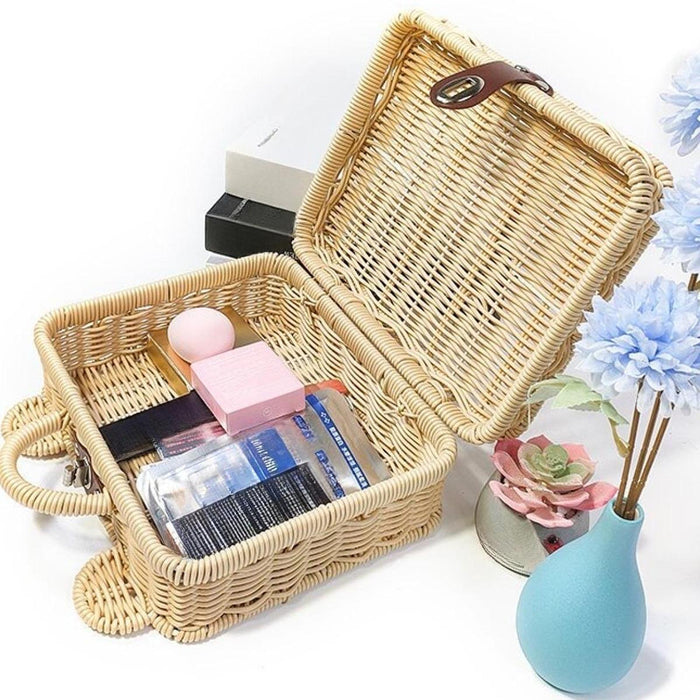 Gift Basket Versatile Cute Woven Storage Basket for Birthday Party Household