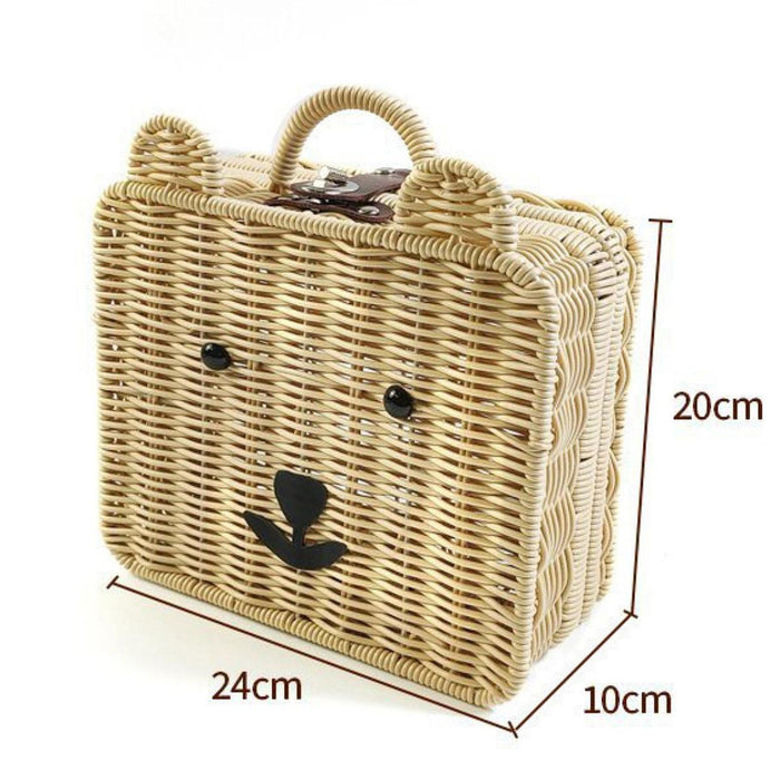 Gift Basket Versatile Cute Woven Storage Basket for Birthday Party Household