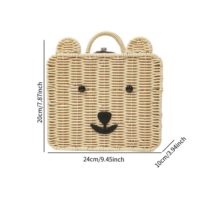 Gift Basket Versatile Cute Woven Storage Basket for Birthday Party Household