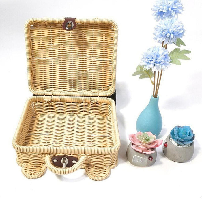 Gift Basket Versatile Cute Woven Storage Basket for Birthday Party Household