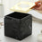 Square Tissue Box Cover Table Napkin Holder for Drawing Room Household Hotel Black Yellow