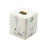 Square Tissue Box Cover Table Napkin Holder for Drawing Room Household Hotel White