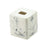 Square Tissue Box Cover Table Napkin Holder for Drawing Room Household Hotel White