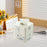 Square Tissue Box Cover Table Napkin Holder for Drawing Room Household Hotel White