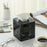 Square Tissue Box Cover Table Napkin Holder for Drawing Room Household Hotel Black