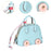 Cartoon Purse Lovely Handbag Pendant Women Wallet for Party Holiday Shopping Blue