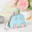 Cartoon Purse Lovely Handbag Pendant Women Wallet for Party Holiday Shopping Blue