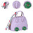 Cartoon Purse Lovely Handbag Pendant Women Wallet for Party Holiday Shopping Purple