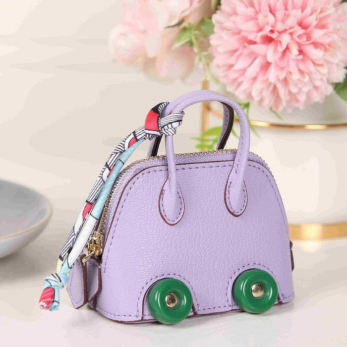 Cartoon Purse Lovely Handbag Pendant Women Wallet for Party Holiday Shopping Purple