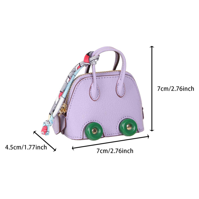 Cartoon Purse Lovely Handbag Pendant Women Wallet for Party Holiday Shopping Purple