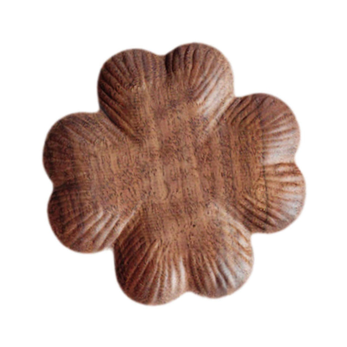 Wooden Coaster Tray Portable Coaster for Drink for Cafe Restaurant Household Four Leaf Grass