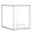 Cosmetics Storage Box Portable Makeup Organizer for Shelf Living Room Office 17.7cmx13.9cmx17.9cm