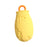 Hot Water Bottle with Cover Cute Water Heating Pad Small Feet Warmer for Bed Yellow