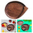 Wooden Hedgehog Shape Tray Appetizer Platter for Hotel Party Favor Farmhouse 20 cmx16 cm