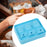 Ice Cubes Silicone Mould Three Sizes Grids Ice Cubes Maker for Beverage Cafe Blue