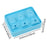 Ice Cubes Silicone Mould Three Sizes Grids Ice Cubes Maker for Beverage Cafe Blue