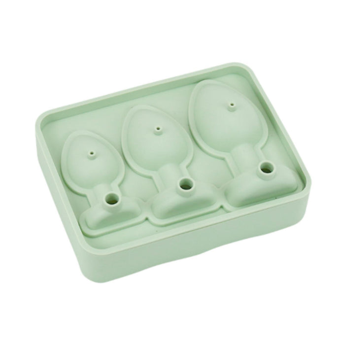 Ice Cubes Silicone Mould Three Sizes Grids Ice Cubes Maker for Beverage Cafe Green