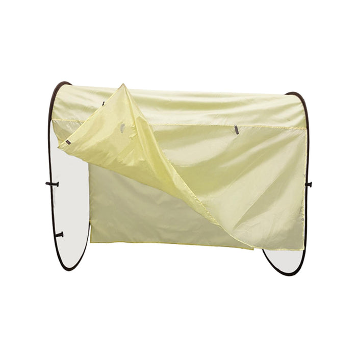 Clothes Rack Cover Closet Clothes Drying Rack Cover for Coat Trousers Skirts With Curtain 1.6 m